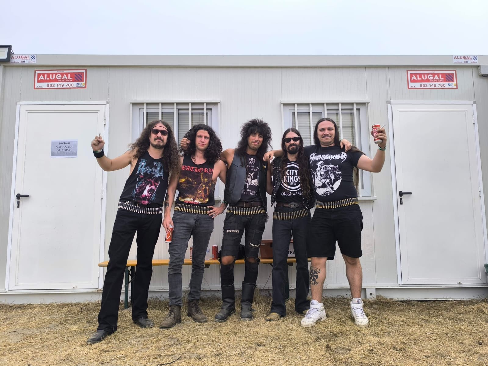 Backstage @ Sonic Blast Fest - Bullet Belt Brigade: Ready for deployment!