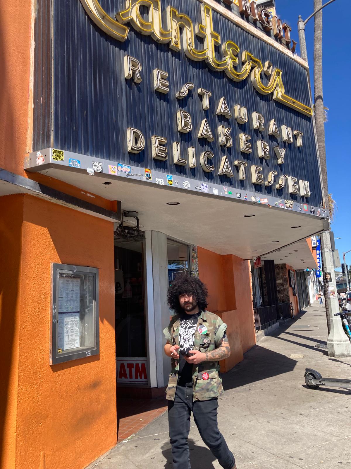 Jungle siege at Canter's Deli