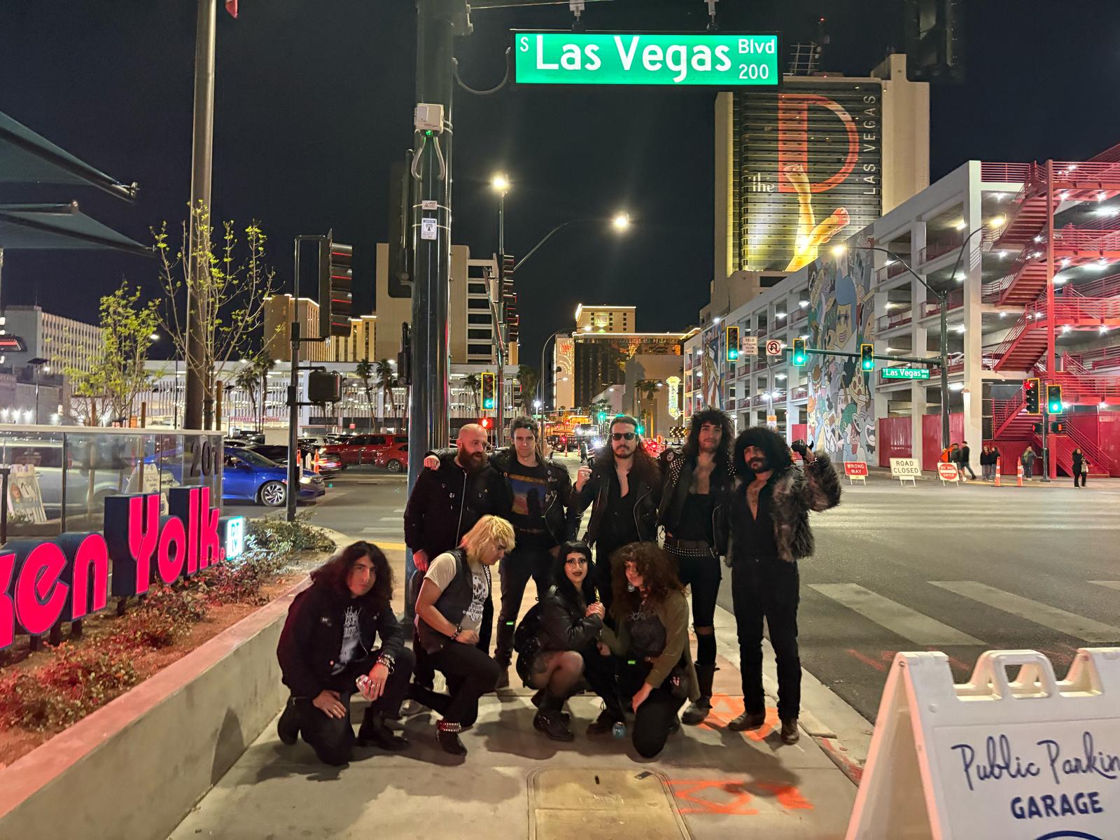 Repping out in Las Vegas, Nevada